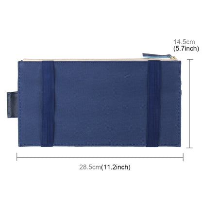 Multi-functional Auto Car Sun Visor Sunglass Holder Card Storage Holder Inner Pouch Bag(Dark Blue) - Sunglasses & Glasses Clips by buy2fix | Online Shopping UK | buy2fix