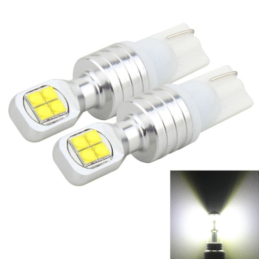 2 PCS  T10 40W 800 LM 6000K Car Clearance Light Reading Light License Light with 8 CREE Lamp, DC 12V(White Light) - In Car by buy2fix | Online Shopping UK | buy2fix