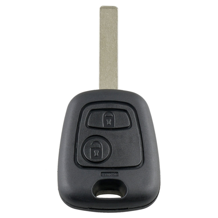 For PEUGEOT 206 / 307 2 Buttons Intelligent Remote Control Car Key with Integrated Chip & Battery, without Grooved, Frequency: 433MHz - Remote Car Key by buy2fix | Online Shopping UK | buy2fix
