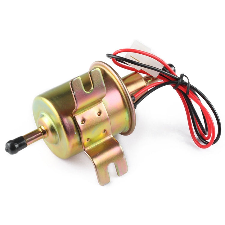 HEP-02A Universal Car 24V Fuel Pump Inline Low Pressure Electric Fuel Pump (Gold) - In Car by buy2fix | Online Shopping UK | buy2fix
