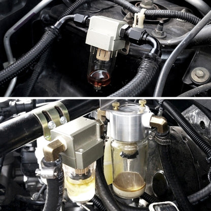 Engine Oil Separator Catch Reservoir Black Tank Can Automatic Version for Honda Civic - In Car by buy2fix | Online Shopping UK | buy2fix