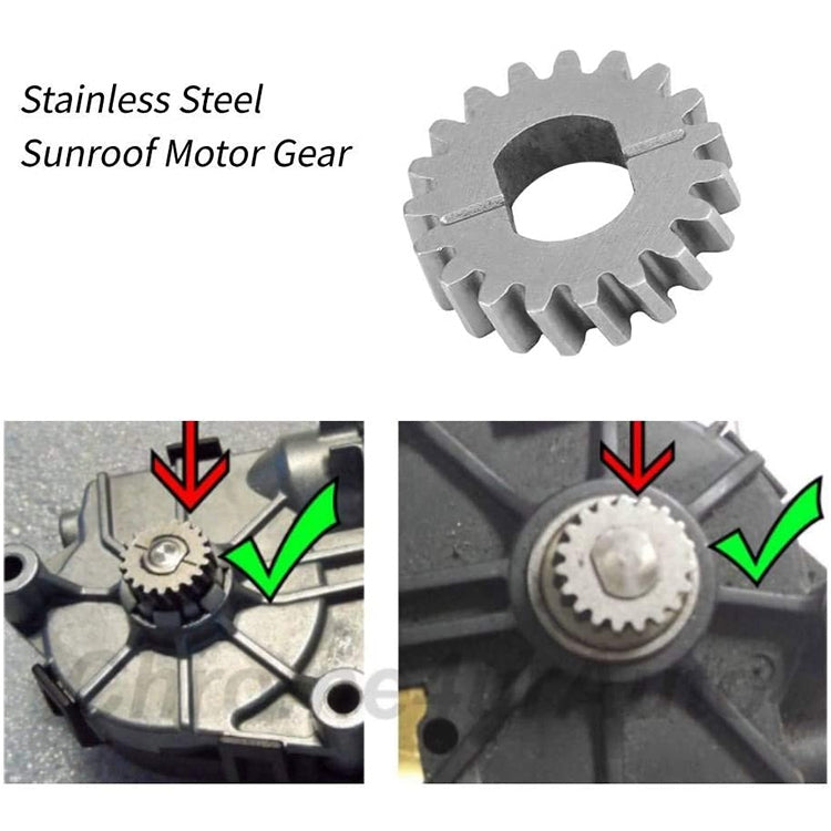 Car Sunroof Motor Gear for Mercedes-Benz W204/W212/W221/W164 / BMW F10/F02/E90/E70, 18 Teeth - In Car by buy2fix | Online Shopping UK | buy2fix