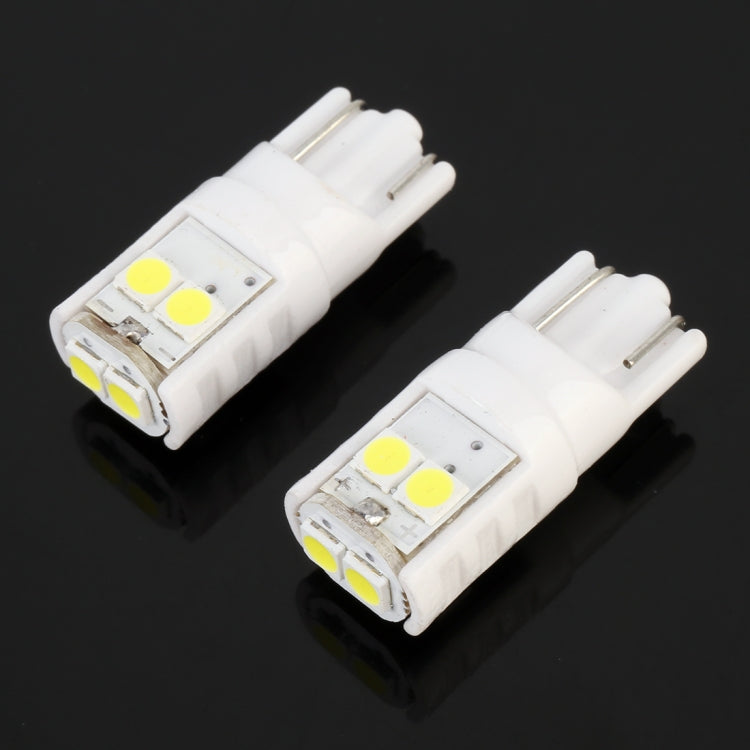 2 PCS T10 DC12V / 1W / 6000K / 80LM 6LEDs SMD-3030 Car Clearance Light - In Car by buy2fix | Online Shopping UK | buy2fix