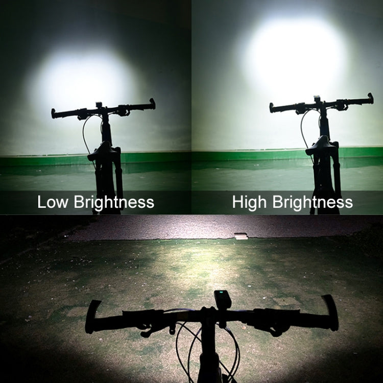 Mountain Bike Light Headlights Super Bright Rechargeable Flashlight Night Riding Equipment (Orange) - Headlights by buy2fix | Online Shopping UK | buy2fix