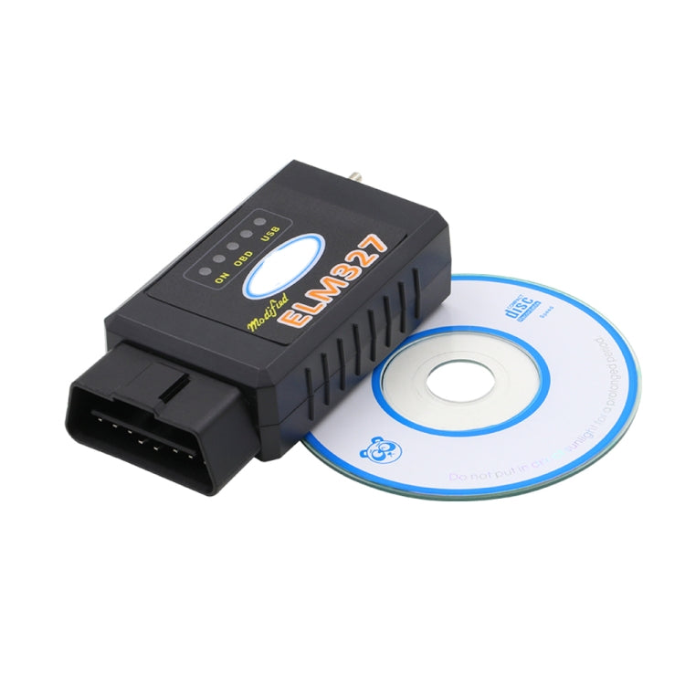 Bluetooth V1.5 ELM327 Interface USB OBDII Auto Diagnostic Scanner Tool with Switch - In Car by buy2fix | Online Shopping UK | buy2fix