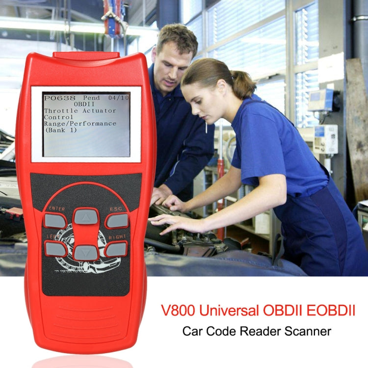 V800 Car Mini Code Reader OBD2 Fault Detector Diagnostic Tool - In Car by buy2fix | Online Shopping UK | buy2fix