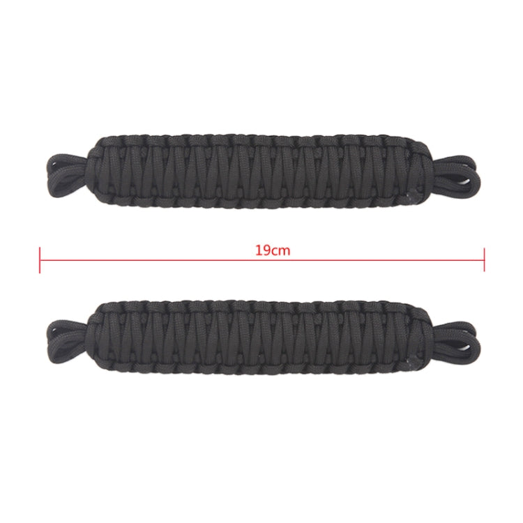 Car Door Limit Braided Rope Strap for Jeep Wrangler (Black) - In Car by buy2fix | Online Shopping UK | buy2fix