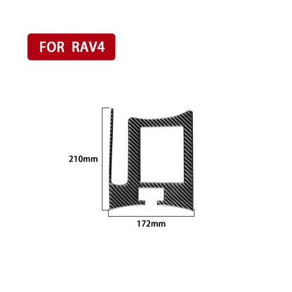 Carbon Fiber Car Handbrake Panel Decorative Sticker for Toyota Old RAV4 2006-2013,Left Drive - In Car by buy2fix | Online Shopping UK | buy2fix