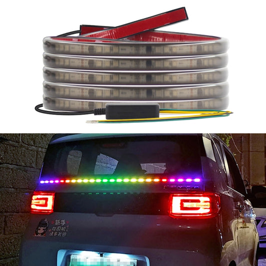 S24-240CM 240cm DC12V-24V Car Rear LED RGB Daytime Running Lights Strip Colorful Lamp - In Car by buy2fix | Online Shopping UK | buy2fix