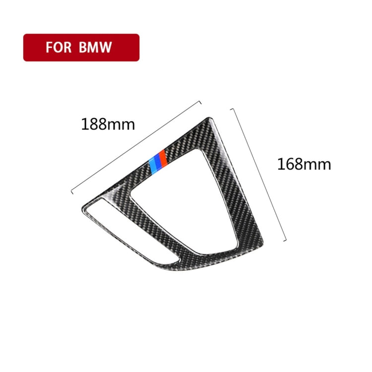Three Color Carbon Fiber Car Gear Panel Decorative Sticker for BMW (F30) 2013-2017 / (F34) 2013-2017, Sutible for Left Driving -  by buy2fix | Online Shopping UK | buy2fix