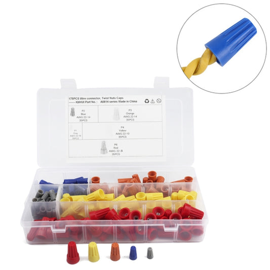 175 PCS Car Electrical Wire Nuts Crimp Wire Terminal Wire Connect Assortment Kit - In Car by buy2fix | Online Shopping UK | buy2fix