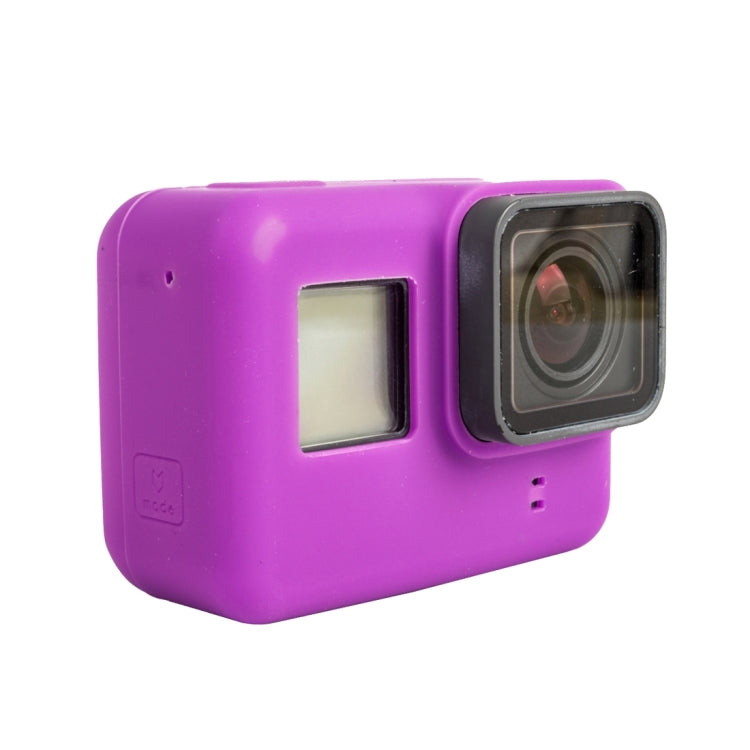 For GoPro HERO5 Silicone Housing Protective Case Cover Shell(Purple) - DJI & GoPro Accessories by buy2fix | Online Shopping UK | buy2fix