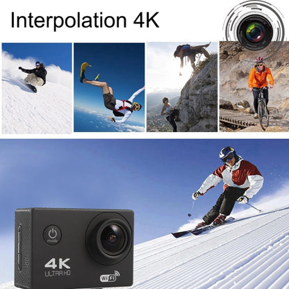 F60 2.0 inch Screen 170 Degrees Wide Angle WiFi Sport Action Camera Camcorder with Waterproof Housing Case, Support 64GB Micro SD Card(Gold) - DJI & GoPro Accessories by buy2fix | Online Shopping UK | buy2fix