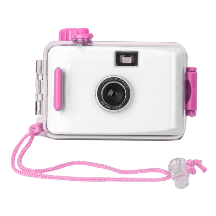 SUC4 5m Waterproof Retro Film Camera Mini Point-and-shoot Camera for Children (White) - Children Cameras by buy2fix | Online Shopping UK | buy2fix