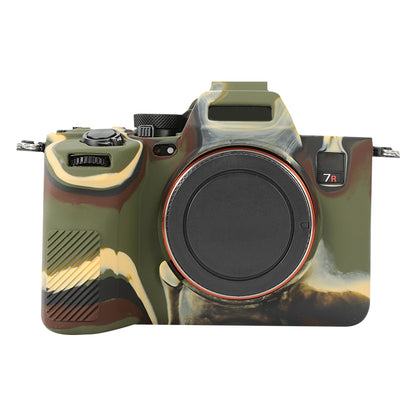 For Sony ILCE-7RM5 / Alpha 7R V Soft Silicone Protective Case (Camouflage) - Protective Case by buy2fix | Online Shopping UK | buy2fix