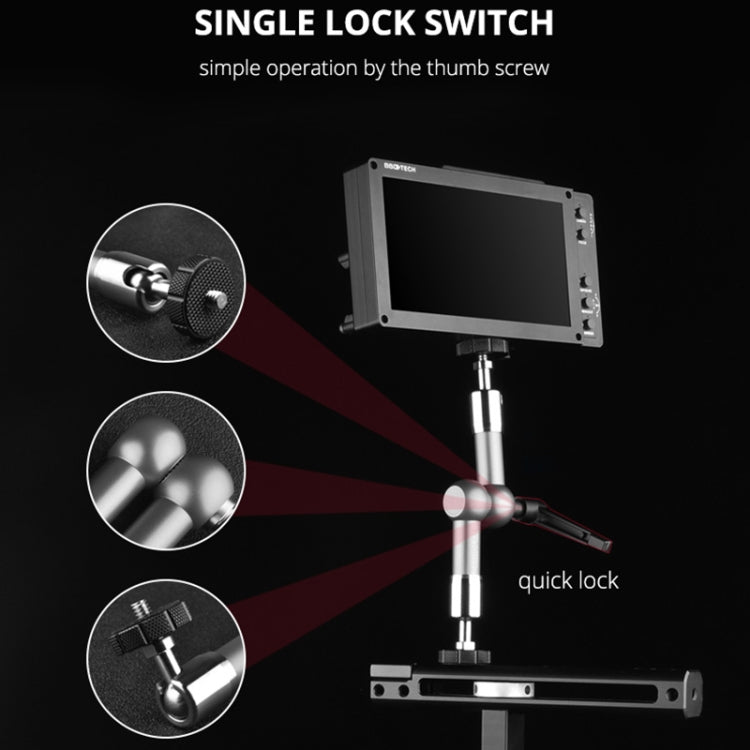 YELANGU 11 inch Adjustable Friction Articulating Magic Arm(Grey) - Camera Gimbal by YELANGU | Online Shopping UK | buy2fix