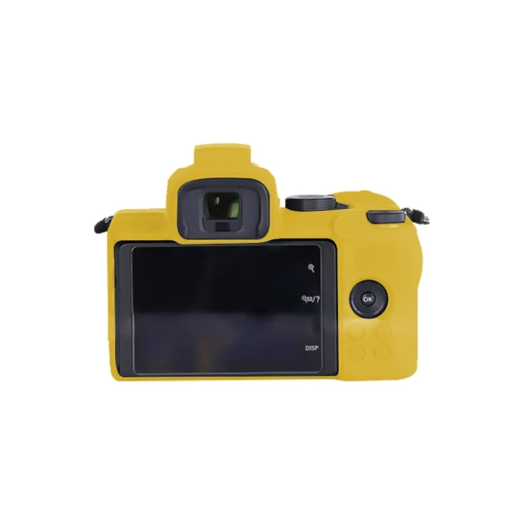 Soft Silicone Protective Case for Nikon Z50 (Yellow) - Camera Accessories by buy2fix | Online Shopping UK | buy2fix