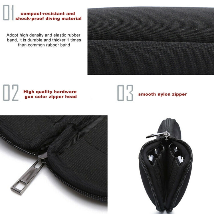 3 in 1 Neoprene U Disk Storage Bag Cover (Black) -  by buy2fix | Online Shopping UK | buy2fix