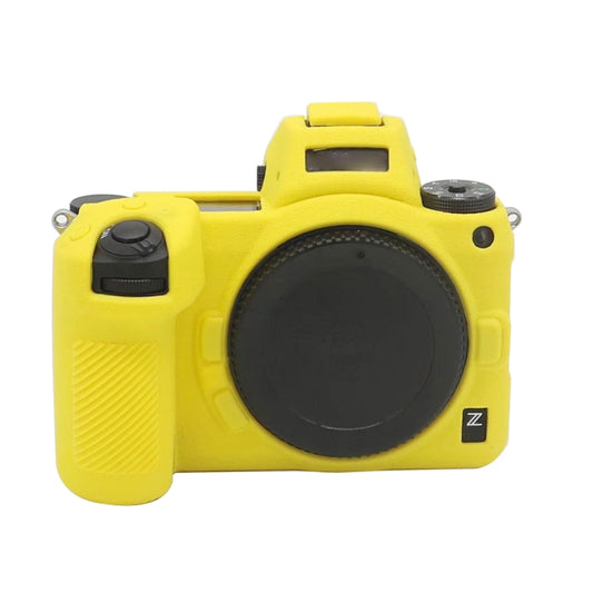 For Nikon Z7 II Soft Silicone Protective Case (Yellow) - Camera Accessories by buy2fix | Online Shopping UK | buy2fix