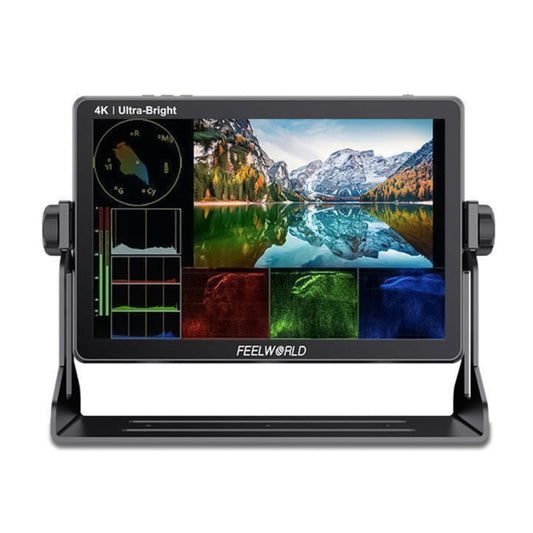 FEELWORLD LUT11 10.1 inch Ultra High Bright 2000nit Touch Screen DSLR Camera Field Monitor, 4K HDMI Input Output 1920 x 1200 IPS Panel(US Plug) - On-camera Monitors by FEELWORLD | Online Shopping UK | buy2fix