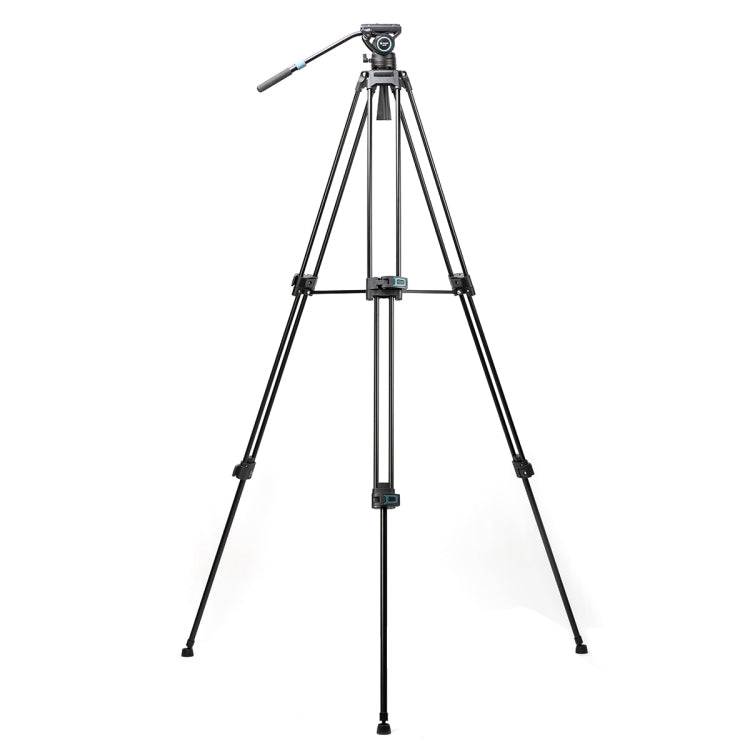 Fotopro DV-3A Heavy Duty Fluid Head Aluminum Alloy Video Tripod (Black) - Tripods by Fotopro | Online Shopping UK | buy2fix