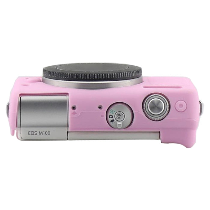 Soft Silicone Protective Case for Canon M100 (Pink) - Camera Accessories by buy2fix | Online Shopping UK | buy2fix