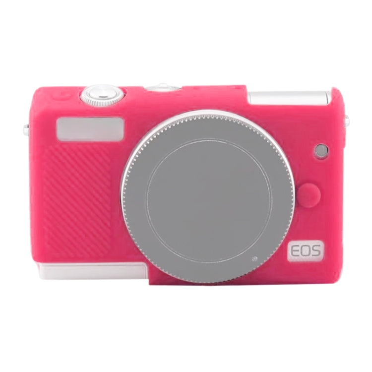 Soft Silicone Protective Case for Canon EOS M200 (Rose Red) - Camera Accessories by buy2fix | Online Shopping UK | buy2fix