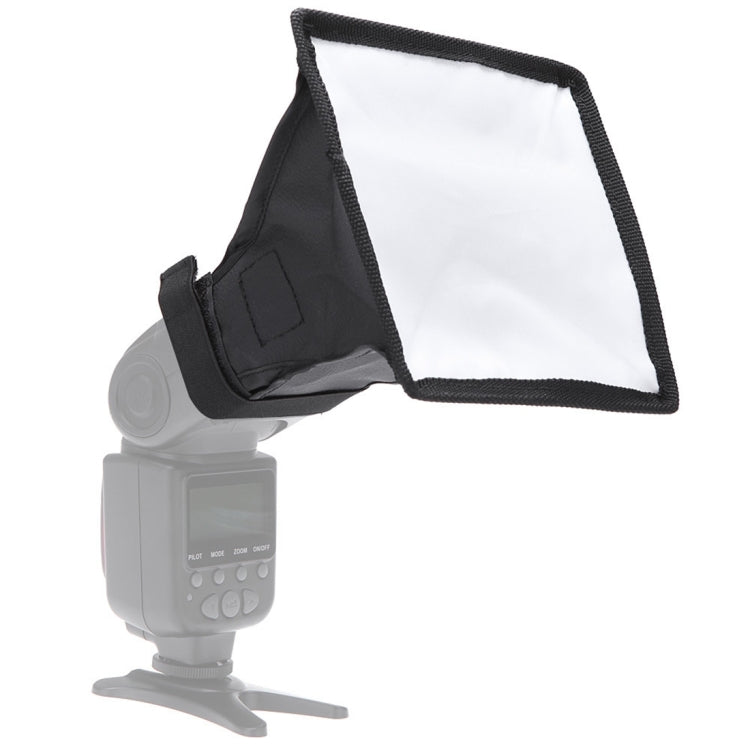 Portable Flash Folding Soft Box, Without Flash Light Holder, Size: 15 x 17 cm(Black + White) - Camera Accessories by buy2fix | Online Shopping UK | buy2fix