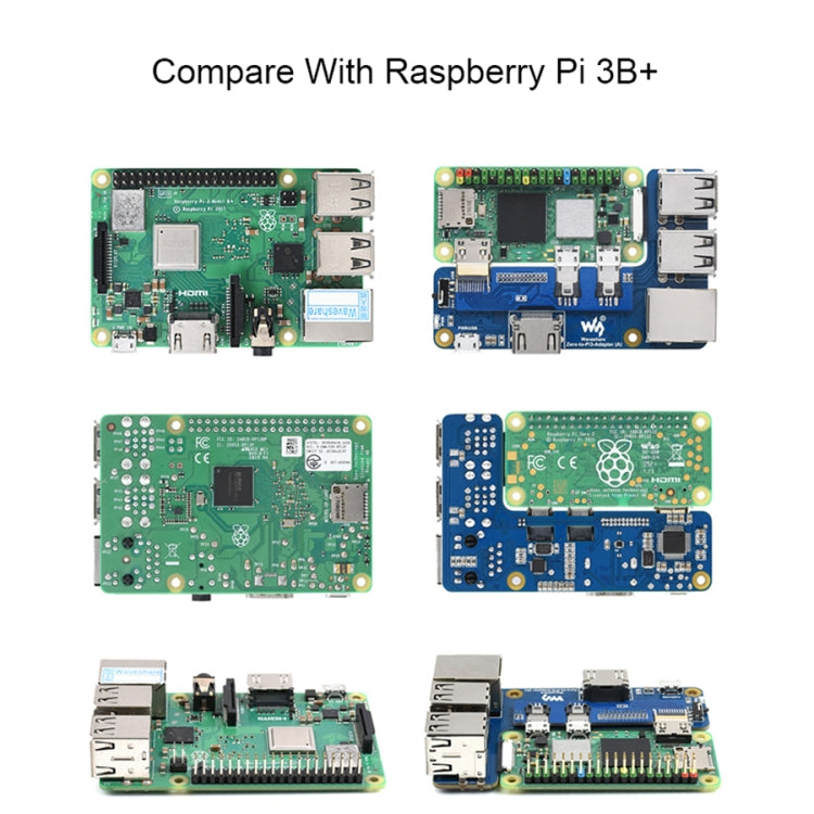 Waveshare Raspberry Pi Zero To 3B Adapter for Raspberry Pi 3 Model B/B+ - Modules Expansions Accessories by WAVESHARE | Online Shopping UK | buy2fix