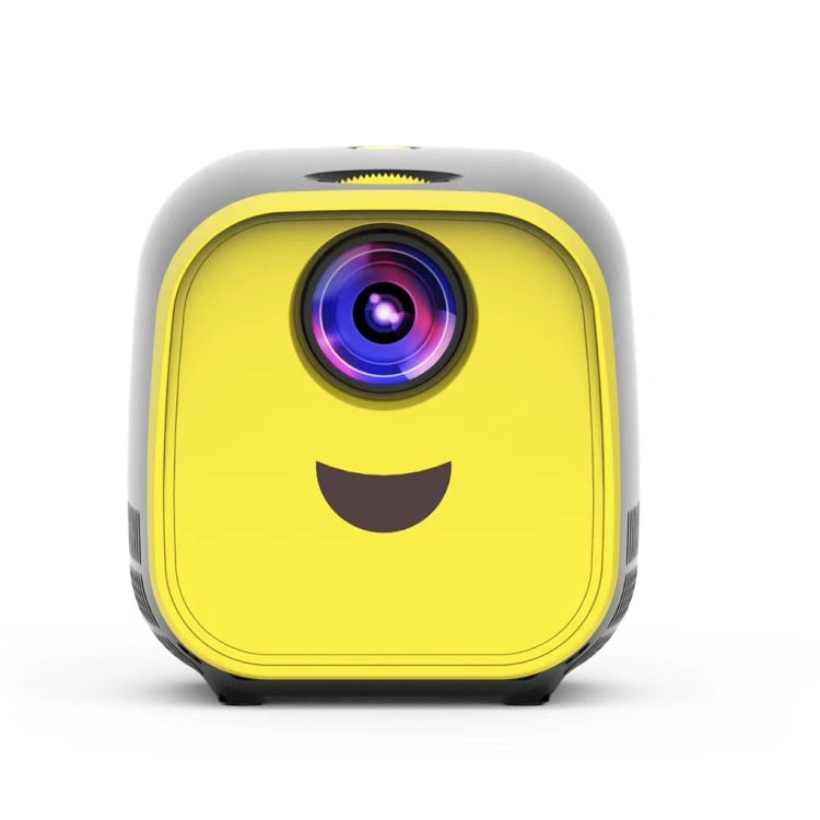 L1 Children Projector Mini LED Portable Home Speaker Projector, AU Plug(Yellow) - Consumer Electronics by buy2fix | Online Shopping UK | buy2fix