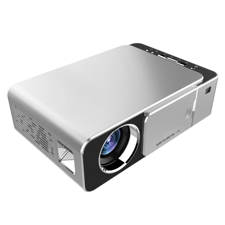 T6 2000ANSI Lumens Mini Theater Projector, Android 7.1 RK3128 Quad Core, 1GB+8GB, EU Plug(Silver) - Consumer Electronics by buy2fix | Online Shopping UK | buy2fix
