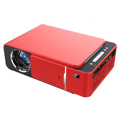 T6 3500ANSI Lumens 1080P LCD Mini Theater Projector, Standard Version, AU Plug (Red) - Consumer Electronics by buy2fix | Online Shopping UK | buy2fix