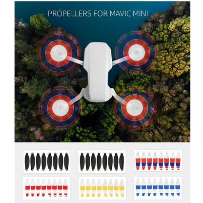 8PCS/Set Sunnylife 4726F Low Noise Quick-release Wing Propellers for DJI Mavic Mini 1(Gold) - DJI & GoPro Accessories by Sunnylife | Online Shopping UK | buy2fix