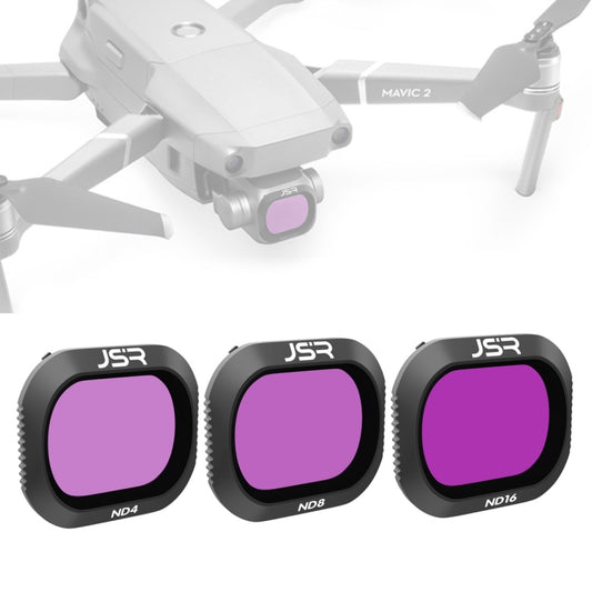JSR Drone 3 in 1 ND4+ND8+ND16 Lens Filter for DJI MAVIC 2 Pro - DJI & GoPro Accessories by JSR | Online Shopping UK | buy2fix