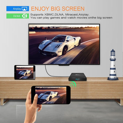 X96 Air 8K Smart TV BOX Android 9.0 Media Player with Remote Control, Quad-core Amlogic S905X3, RAM: 4GB, ROM: 64GB, Dual Band WiFi, Bluetooth, UK Plug - Consumer Electronics by buy2fix | Online Shopping UK | buy2fix