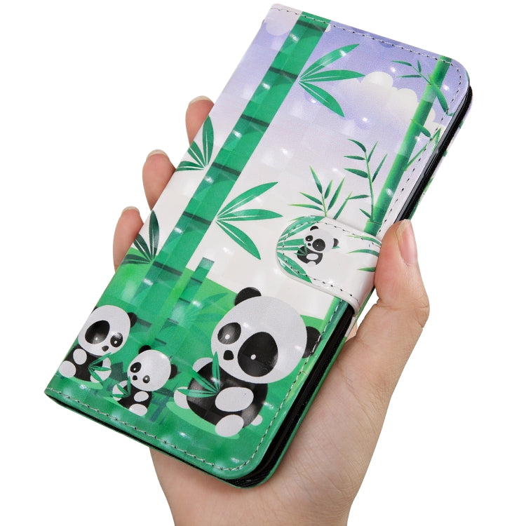 3D Painting Pattern Coloured Drawing Horizontal Flip TPU + PU Leather Case with Holder & Card Slots & Wallet For Huawei P Smart Z(Bamboo Panda) - Huawei Cases by Huawei | Online Shopping UK | buy2fix