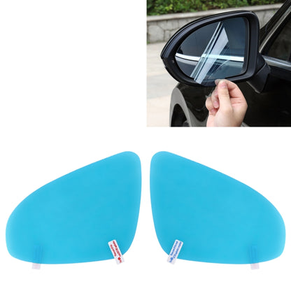 For Porsche Macan 2014-2017 Car PET Rearview Mirror Protective Window Clear Anti-fog Waterproof Rain Shield Film -  by buy2fix | Online Shopping UK | buy2fix