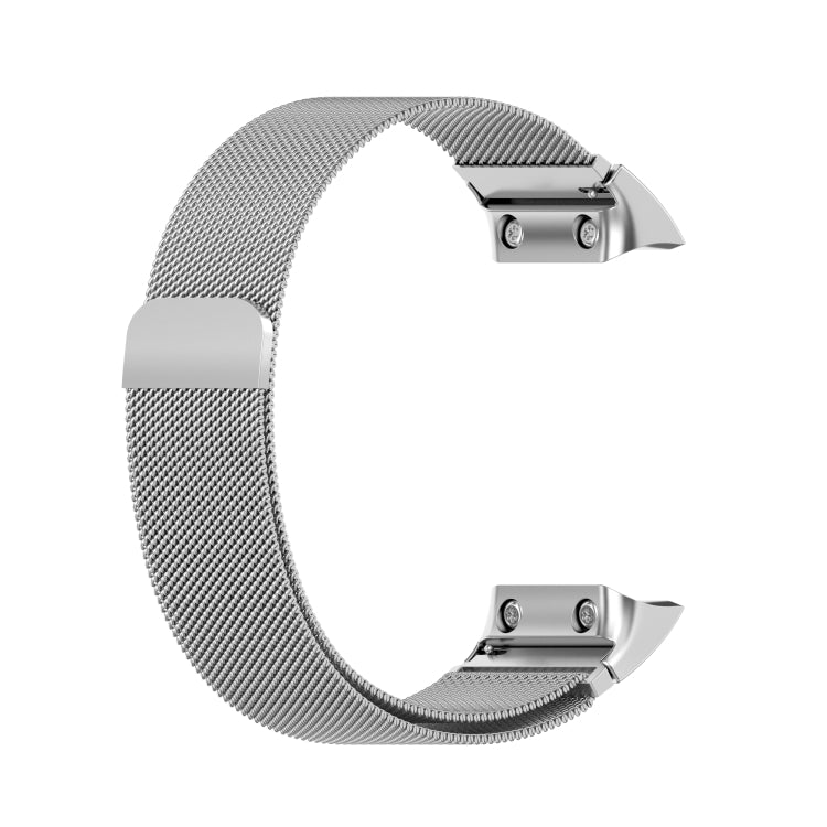 For Garmin Forerunner 35 / 30 Milanese Watch Band(Silver) - Smart Wear by buy2fix | Online Shopping UK | buy2fix