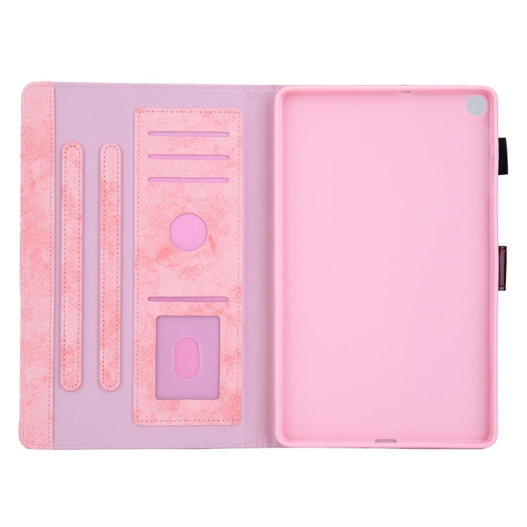 For Galaxy Tab A 8.0 & S Pen (2019) Business Style Horizontal Flip Leather Case, with Holder & Card Slot & Photo Frame & Sleep / Wake-up Function(Pink) - Tab A 8.0 & S Pen (2019) P200/P205 by buy2fix | Online Shopping UK | buy2fix