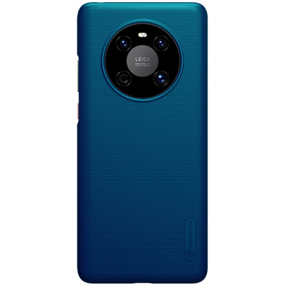 For Huawei Mate 40 NILLKIN Frosted Concave-convex Texture PC Protective Case(Peacock Blue) - Huawei Cases by NILLKIN | Online Shopping UK | buy2fix