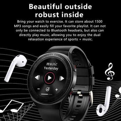 MT3 1.28 inch TFT Screen IP67 Waterproof Smart Watch, Support Bluetooth Call / Sleep Monitoring / Heart Rate Monitoring(Black) - Smart Wear by buy2fix | Online Shopping UK | buy2fix