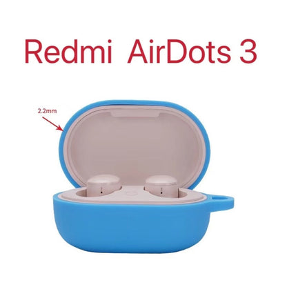 Silicone Earphone Protective Case for Xiaomi Redmi AirDots3(Green) - Xiaomi Earphone Case by buy2fix | Online Shopping UK | buy2fix