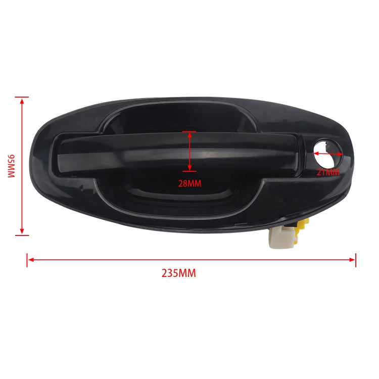 2 PCS A5873 Car Front Outside Door Handle 8265/6026000 for Hyundai Santa Fe 2001-2006 - In Car by buy2fix | Online Shopping UK | buy2fix