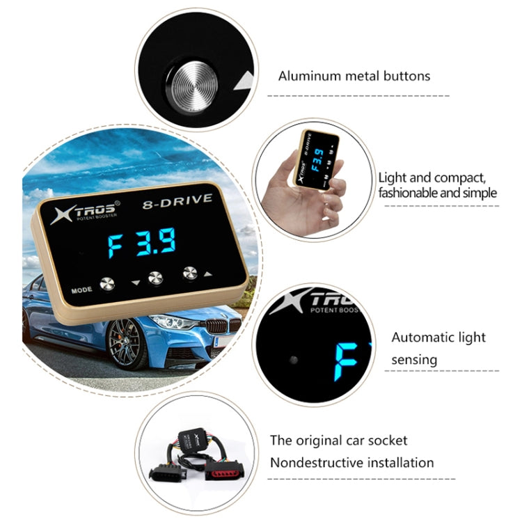 For Ford Focus C-MAX(CAP) 2003-2007 TROS 8-Drive Potent Booster Electronic Throttle Controller Speed Booster - In Car by TROS | Online Shopping UK | buy2fix