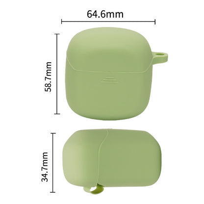 Silicone Earphone Protective Case for JBL Club Pro +, with Hook(Matcha) - JBL Earphone Case by buy2fix | Online Shopping UK | buy2fix