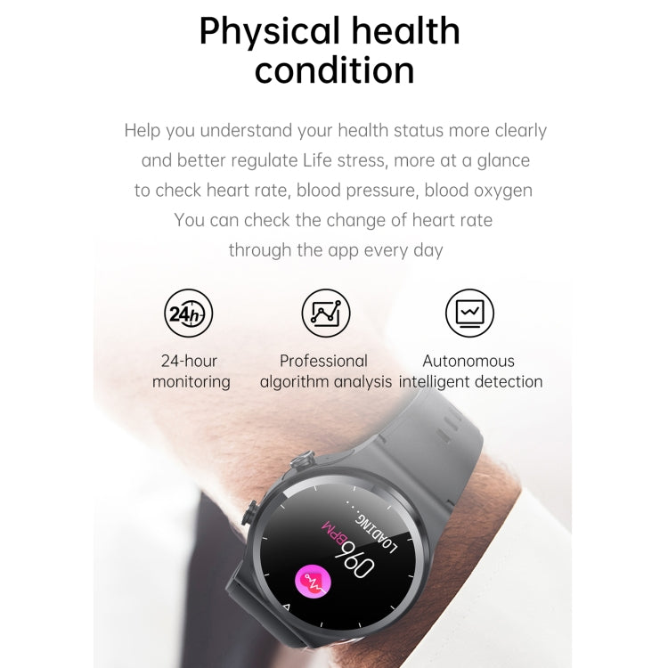 GT69 1.3 inch IPS Touch Screen IP67 Waterproof Bluetooth Earphone Smart Watch, Support Sleep Monitoring / Heart Rate Monitoring / Bluetooth Call(Black Steel Band) - Smart Watches by buy2fix | Online Shopping UK | buy2fix