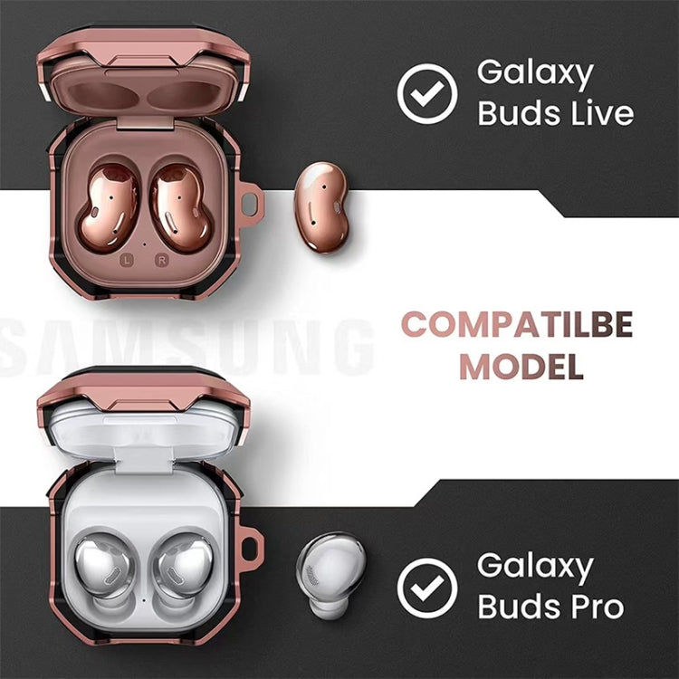 Wireless Earphones Thunder Battlegear Anti-fall Protective Case with Hook Up For Samsung Galaxy Buds Live / Buds 2 Pro(ArmyGreen) - Samsung Earphone Case by buy2fix | Online Shopping UK | buy2fix
