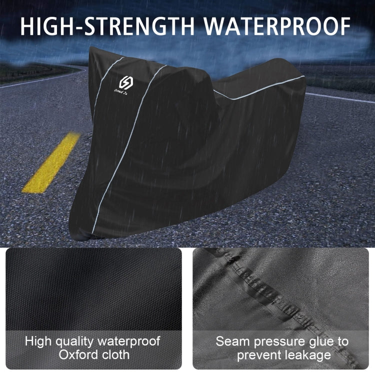 WUPP CS-1410A1 Motorcycle Thickened Oxford Cloth All-inclusive Waterproof Sun-proof Protective Cover, Size:S(Black) - In Car by WUPP | Online Shopping UK | buy2fix