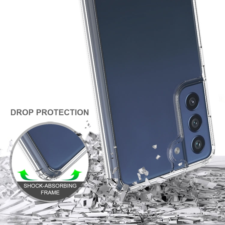 For Samsung Galaxy S21 FE 5G Shockproof Scratchproof TPU + Acrylic Protective Case(Transparent) - Samsung Accessories by buy2fix | Online Shopping UK | buy2fix
