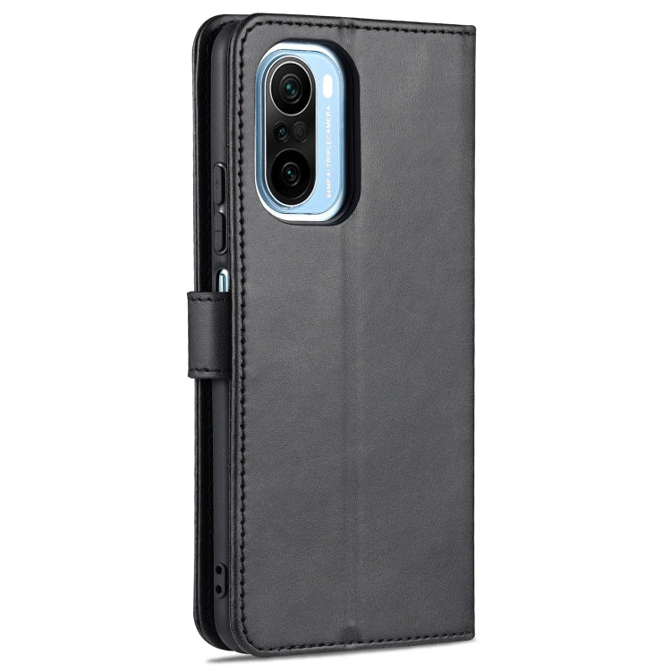 For Xiaomi Poco F3 AZNS Skin Feel Calf Texture Horizontal Flip Leather Case with Card Slots & Holder & Wallet(Black) - Xiaomi Cases by AZNS | Online Shopping UK | buy2fix